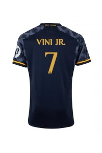 Fotbalové Dres Real Madrid Vinicius Junior #7 Venkovní Oblečení 2023-24 Krátký Rukáv